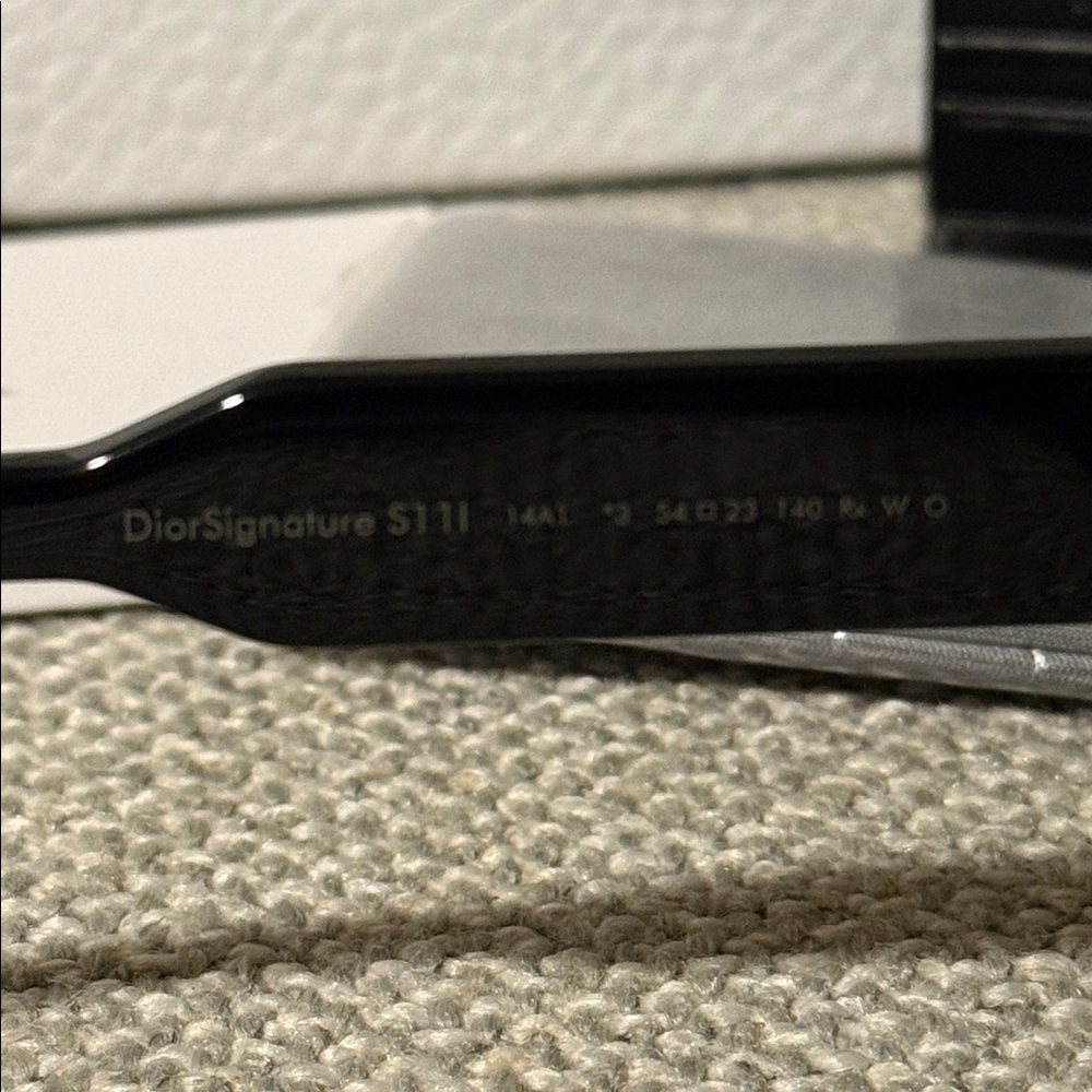 Dior Signature Square Authentic Oversize Black Sunglasses Full inclusion - Picture 7 of 15